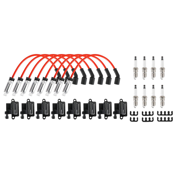 2004-2005 Arbetshäst Fastrack FT1801 FT1601 FT1461 FT1061 8-pack fyrkantig tändspole och tändstift