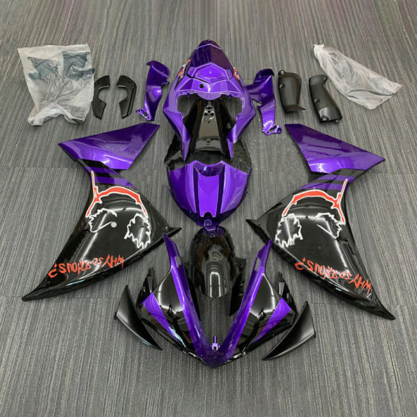 Kit de carenagem Amotopart Yamaha YZF 1000 R1 2009-2011 corpo plástico ABS