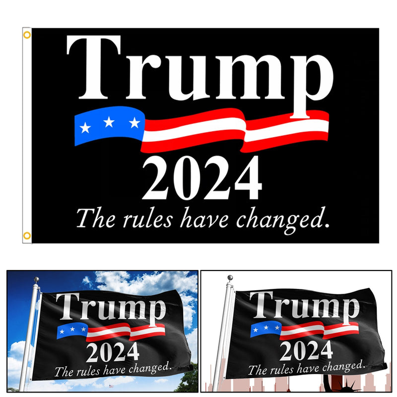 President Donald Trumps flagga 2024 Keep Make America Great MAGA 3x5FT-banner