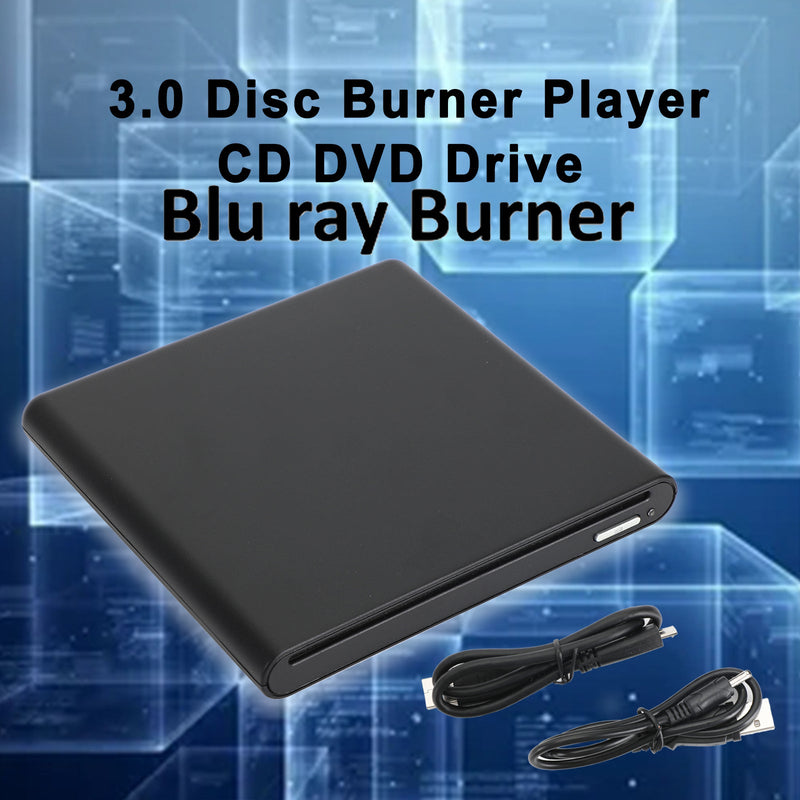 Blu Ray Burner Slot in USB-Außenbd-R BD DVD CD RW Disc Writer Film Player