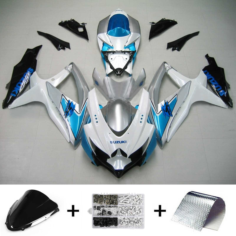 Suzuki GSXR 600/750 2008-2010 Zestaw owiewek nadwozie plastik ABS K8