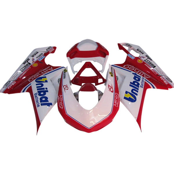 Kåpa Set för Ducati 1098 1198 848 2007-2011 Kaross ABS