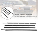 4st yttre tätning Dörrremstätning för Toyota Land Cruiser FJ80 HDJ81 90-98