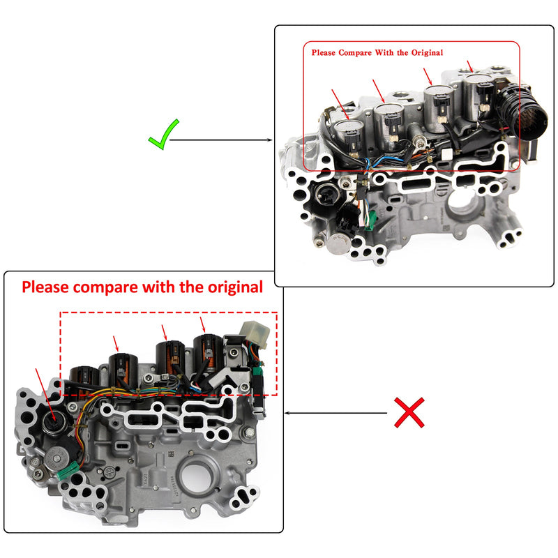 2014–2015 Nissan Lafesta Mitsubishi A-MPV Galant Fortis Suzuki A-STAR JF015E RE0F11A CVT-Ventilkörper