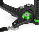 CNC-alumiiniset jalkatuet jalkatuet vihreä sopivat Kawasaki Ninja EX 250 / 400 2018-2020 Generic