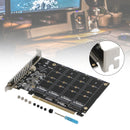 Placa de expansão do adaptador M.2 NVME SSD para PCI-E 4.0 X16 suporta PH44 2280 2242
