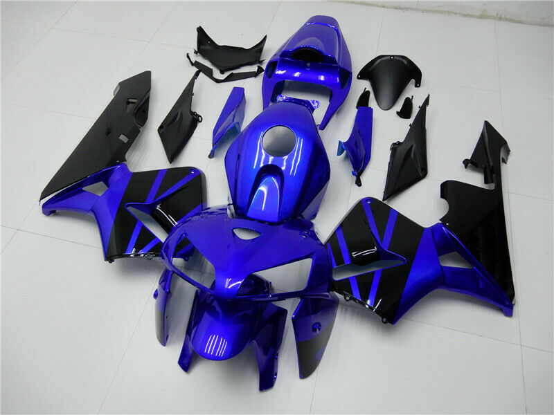 Verkleidungsset für Honda CBR600RR 2005 2006, Blau, Schwarz, Karosserie, ABS-Form, Schwarz, Rot, generisch