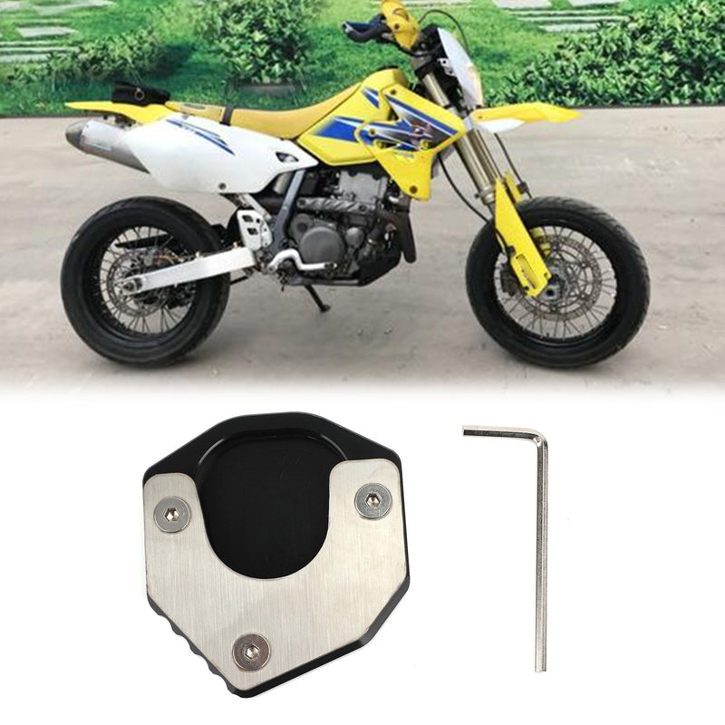 Stativ sidostativ Förstora plattplatta för SUZUKI DRZ400S/E DRZ400SM 2000+ Svart Generic