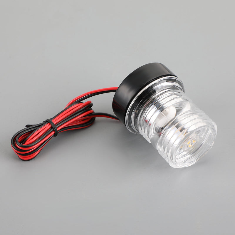 Lampa sygnalizacyjna nawigacyjna LED 12 V, okrągła lampa kotwiczna do jachtu morskiego