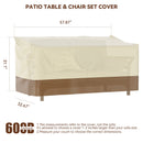 600D Sofabezüge, wasserdichter Terrassenmöbelbezug für Outdoor-Couchbezug