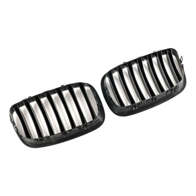 2007-2013 BMW X5 E70 / 2009-2013 X5 M (E70) Przedni zderzak Nerka Grill czarny błyszczący