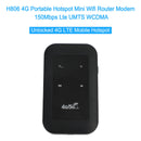 H806 4G LTE UMTS WCDMA Hotspot enrutador inalámbrico WiFi módem de banda ancha móvil