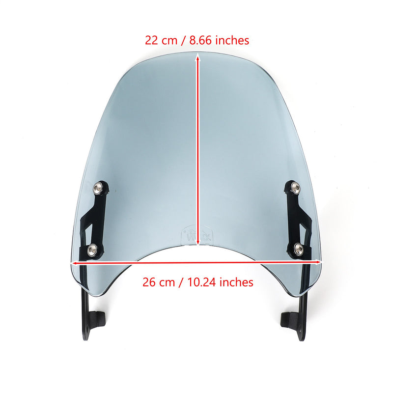 ABS motorsykkel frontrute for Triumph Speed ​​​​Twin 1200 2019-2021 Generisk