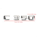 Bagagerums emblem badge navneskilt skive bogstaver tal passer til Mercedes C350 krom
