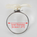 6-12ST Servettringar Blomma Servetthållare Servettspänne