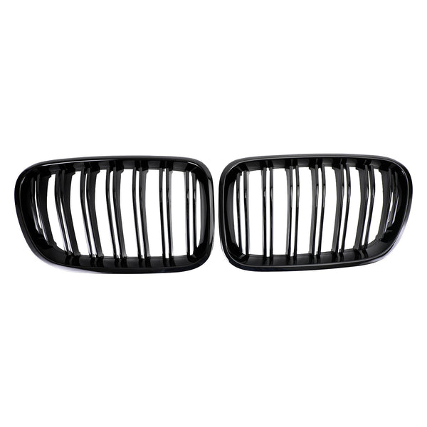 BMW X3 F25 2011-2014 Dual Line Para-choque dianteiro, grade em forma de rim, preto brilhante