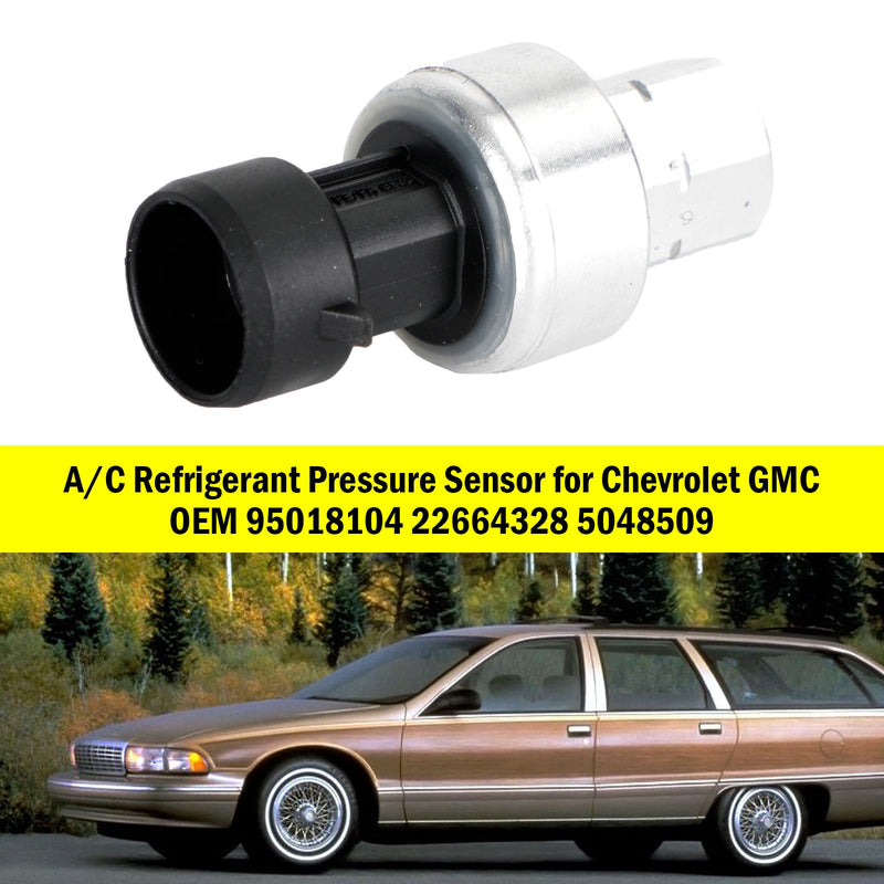 A/C kjølemiddeltrykksensor for Chevrolet GMC 95018104 22664328 5048509 Generisk