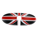 Union Jack UK Flag bakspejlsdæksel til MINI Cooper R55 R56 R57 Sort/Rød