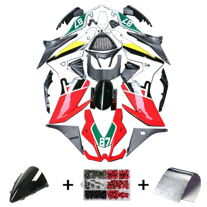 Amotopart Aprilia RSV4 1000 2009–2015 Verkleidungsset, Karosserie, Kunststoff, ABS