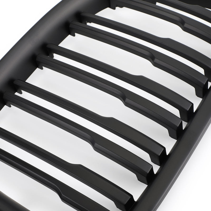 Matt sort dobbel lamell foran hette nyregrille passer til BMW X1 E84 2009-14 SUV