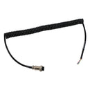 Mikrofonní spirálový kabel náhradní 4pinový pro vysílačku do auta Pr550Pr3100