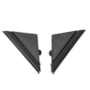 Faixas de cobertura dos retrovisores esquerdo e direito em preto brilhante para Fiat 500 2012-2017 Genérico