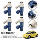 VW Golf Beetle Jetta 2.0L I4 2000-2005, injetor de combustível 0280155995 de 4 peças
