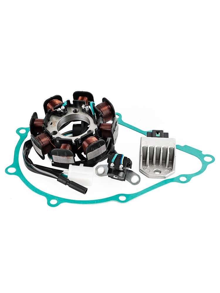 Estator magnético + rectificador de voltaje + junta para Honda CRF150F 06-17 31120-KPT-A01