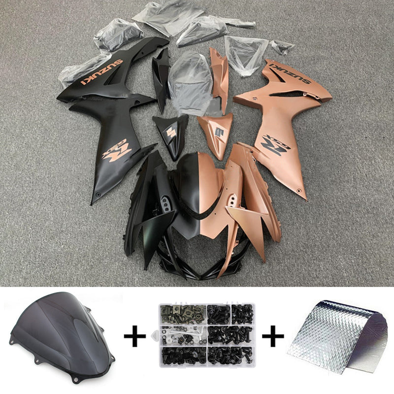 Amotopart Suzuki GSXR 600/750 2011-2023 K11 kåpa Set Body Plast ABS