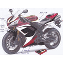 Conjunto de carenagens para Yamaha YZF 1000 R1 2007-2008 Genérico