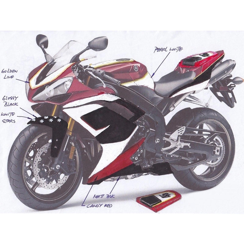 Juego de carenado para Yamaha YZF 1000 R1 2007-2008 Genérico