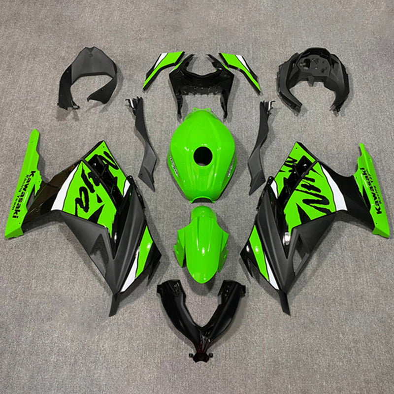 Amotopart Verkleidungsset für Kawasaki EX300/Ninja300 2013–2017, Karosserie, Kunststoff, ABS