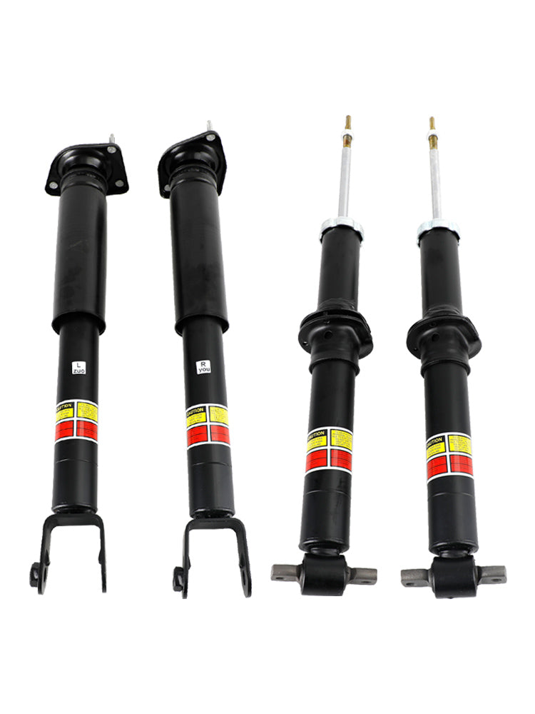 Cadillac CTS 2009–2015 4-teiliges Stoßdämpfer-Federbein-Set vorne hinten mit Elektrik 19302773 19181636 25849149 19355570 25849150 19355571