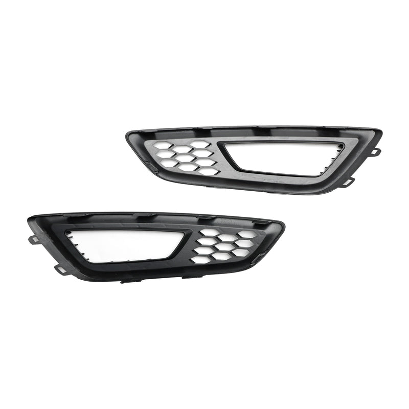 2 uds luz antiniebla del parachoques delantero cubierta de lámpara rejilla de bisel adecuada para Ford Focus 2015-2018