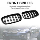 BMW X6 Hybrid E72 2008–2011 Frontstoßstange Nierengitter Grill glänzend schwarz