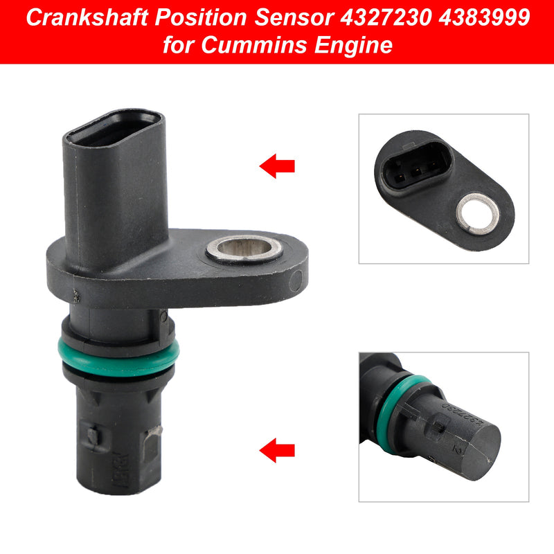 Sensor de posição do virabrequim 4327230 4383999 para motor Cummins