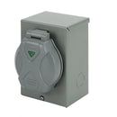 RV 50 Amp Power Inlet Box Außensteckdose 3-poliger Verriegelungsstecker mit LED-Licht