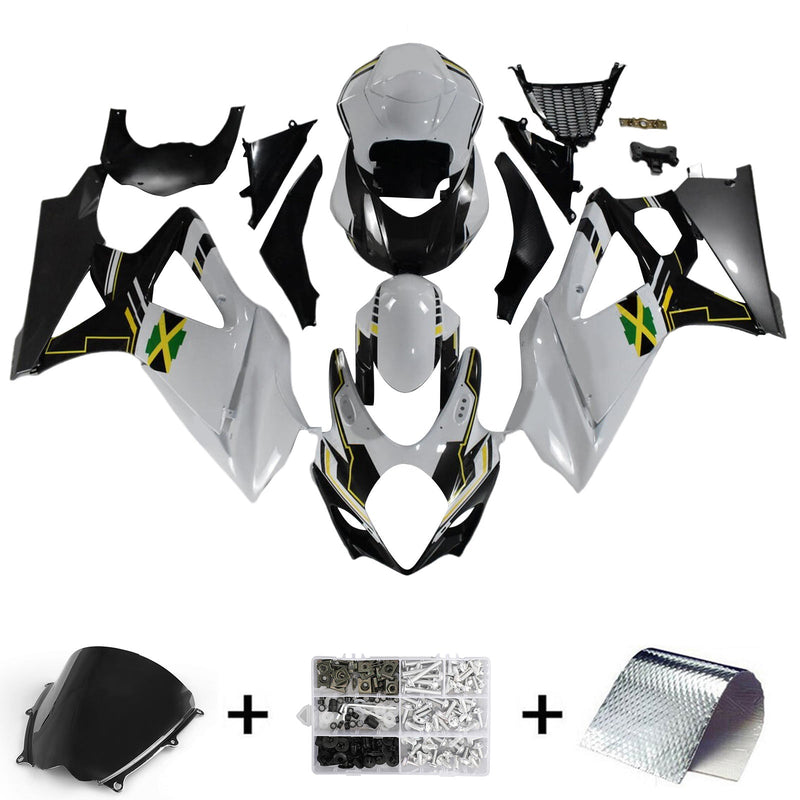 Amotopart Suzuki GSXR1000 2007-2008 K7 kåpa Set Body Plast ABS