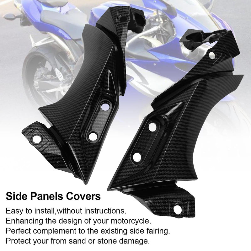 Carenagem da tampa central da armação lateral para Yamaha YZF R1 2004-2006 carbono genérico