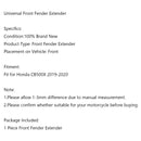 Motorrad Kotflügel hinten Reifen Hugger Kotflügel für Honda CB500X 2019-2021 Generic