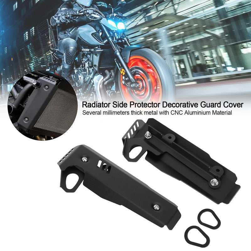 Capa protetora do escudo lateral do radiador para Yamaha MT-07 FZ-07 2021-2022 Genérico