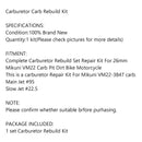 Vergaser-Umbau-Reparatursatz für 26 mm Mikuni VM22 Carb Dirt Pit Bike Jet
