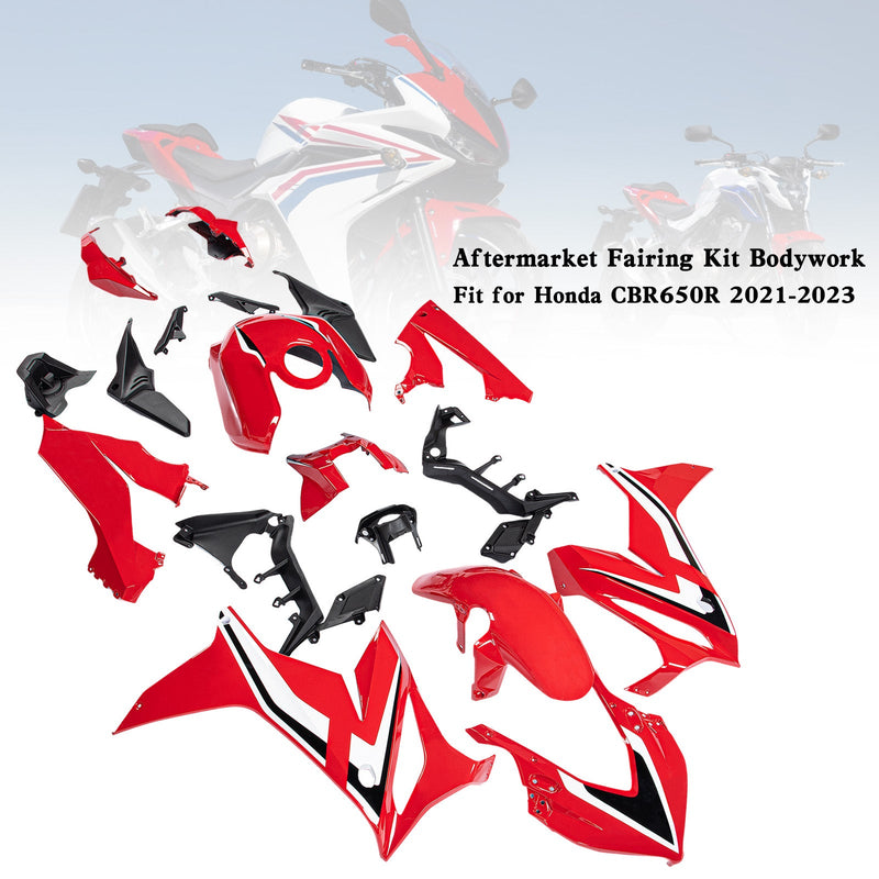 Honda CBR650R 2021-2023 kåpesett ABS plast sprøytestøping