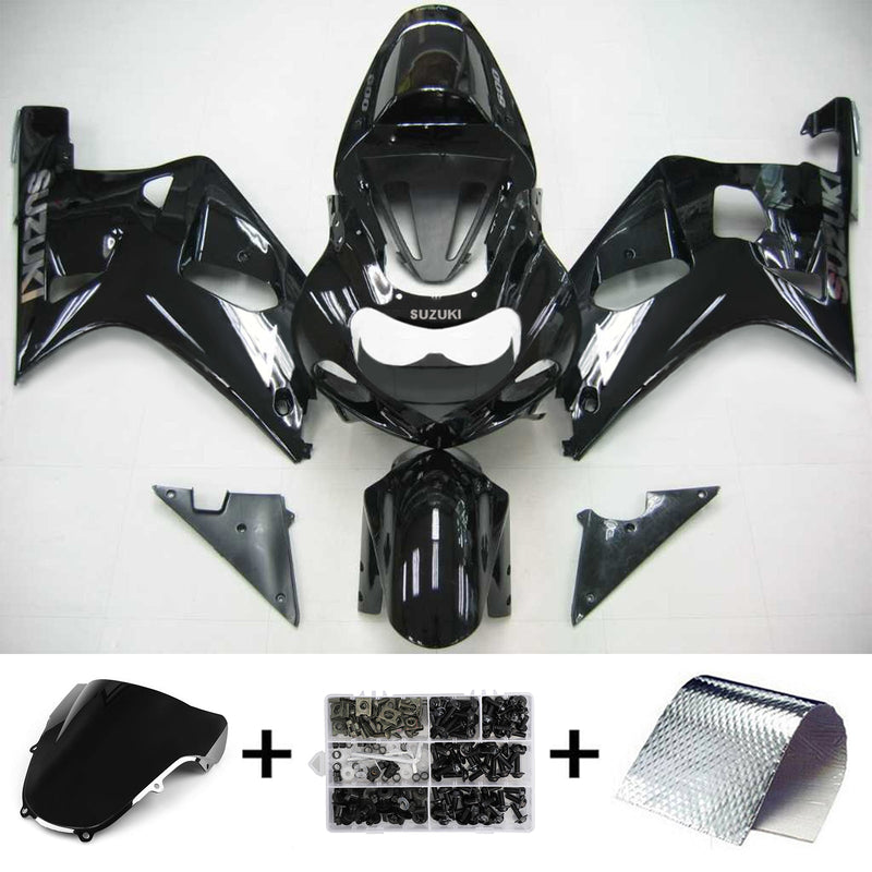 Conjunto de carenagens Suzuki GSXR600 2001-2003 corpo plástico ABS