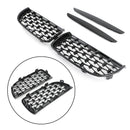 Meteor Black Kidney Grill Maschengitter passend für BMW E90 3er Limousine 2005–2008 Generic