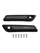 Seitengepäck-Satteltaschen-Verriegelungsdeckel für Touring Road Glide King 14–23, Carbon_Grau