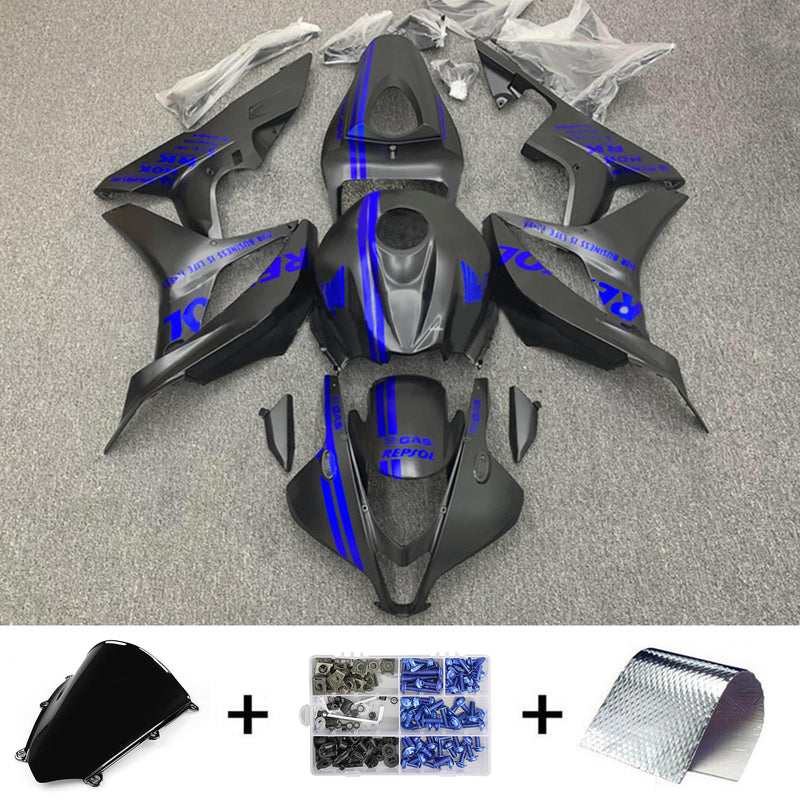 Amotopart Honda CBR600RR 2007-2008 F5 Juego de carenado Cuerpo Plástico ABS