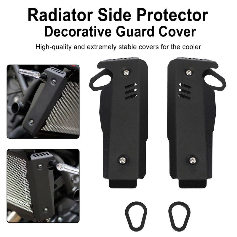 Funda protectora de protección lateral del radiador para Yamaha MT-07 FZ-07 2021-2022 Genérico