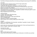 Paar M10 Rückspiegel für Motorrad Custom Cruiser Cafe Racer UNIVERSAL Generic