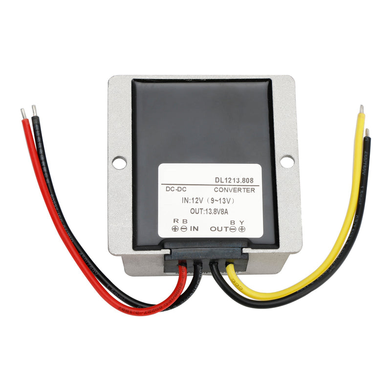 Vanntett DC/DC-omformerregulator 12V til 13,8V 8A 110,4W